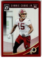 2018 Donruss Optic Simmie Cobbs Jr. Red #/99 Rookie #126