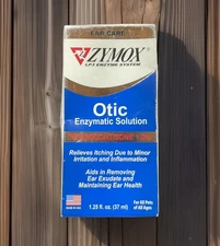 Otic Enzymatic Solution Dogs &Cats 1% Hydrocortisone Ear Itch Relief 1.25oz-2027