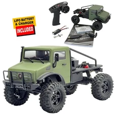HobbyPlus 1/18 CR 18P V3 Brushless T-Hunter 4X4 RTR Rock Crawler - Matte Green
