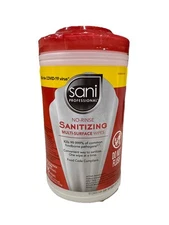 Sani Professional Table Turners No-Rinse Sanitizing Wipes - 6 Pack