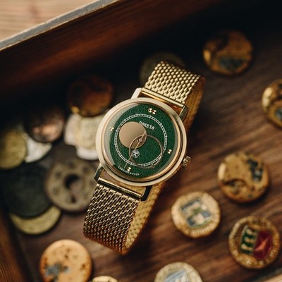Rare Green Vintage Raketa Kopernik (Copernicus) 1980s, Soviet Men's Watch