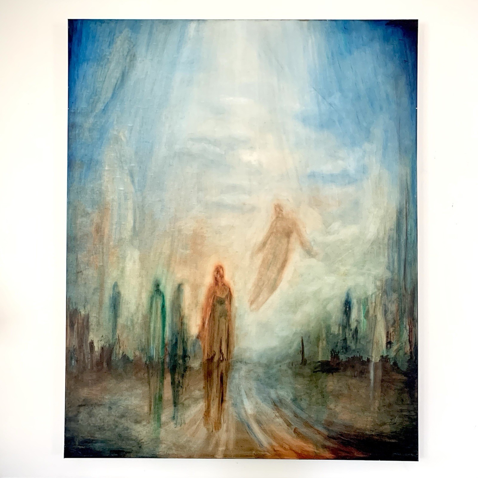 Original Large Oil Canvas Painting 60x48” Spiritual Fine Art by Chip Ghigna