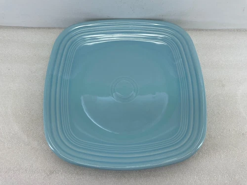 DINNER PLATE "square" sky blue FIESTA 10.75" NEW