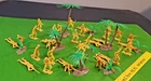 LARGE LOT OF VINTAGE MPC JAPANESE WITH A SET OF RECAST MARX PALMS/FERNS........