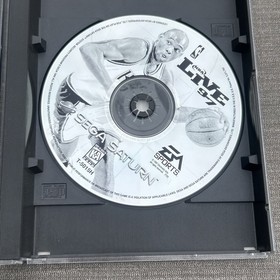 Sega Saturn NBA Live 97 Basketball EA Sports Video Game TESTED Works T-5015H