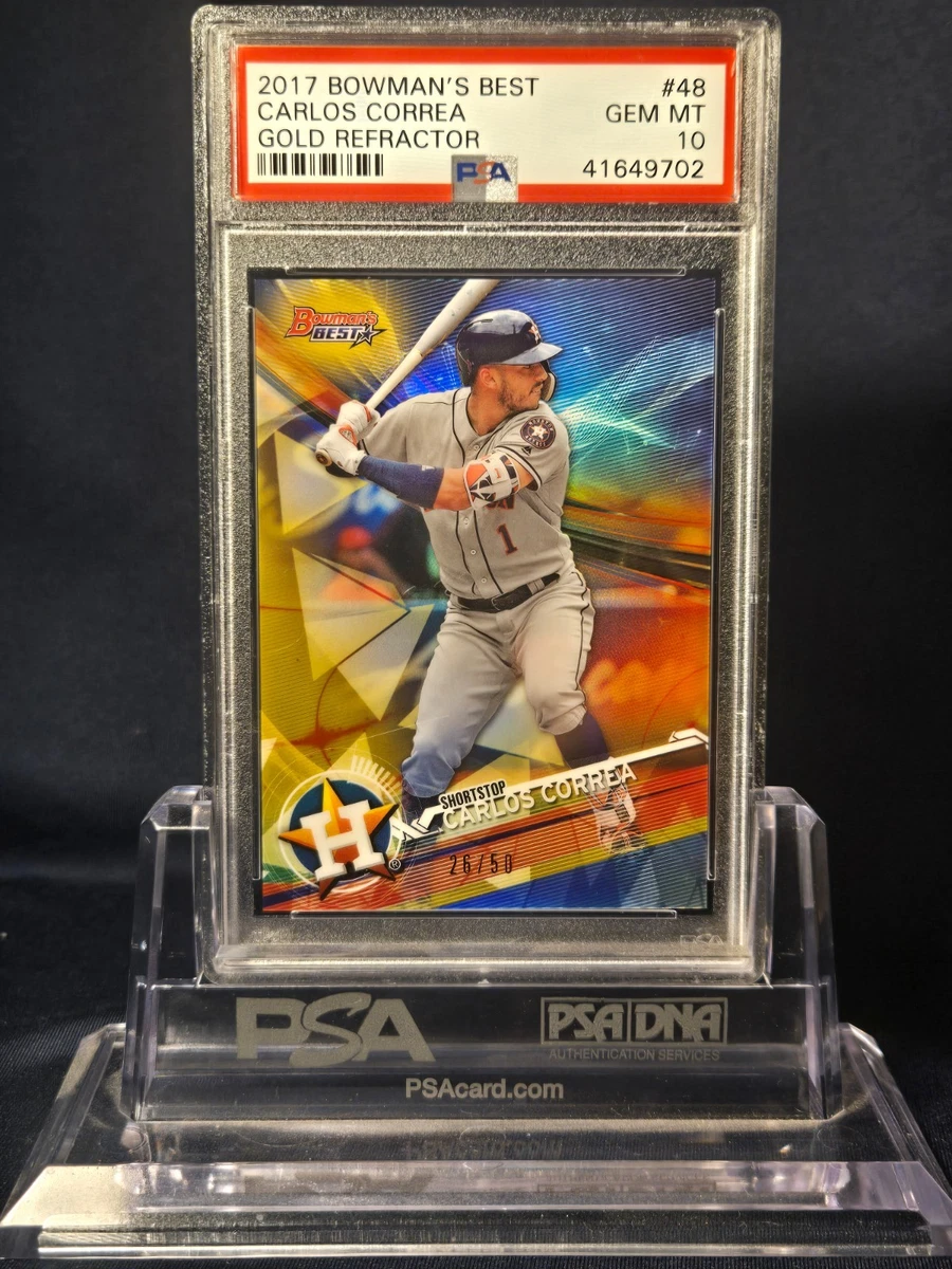 Carlos Correa Professional Sports Authenticator (PSA) Baseball