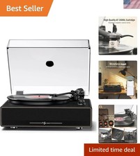 High Fidelity All-in-One Record Player, Vinyl Turntable Built-in Speakers, ...