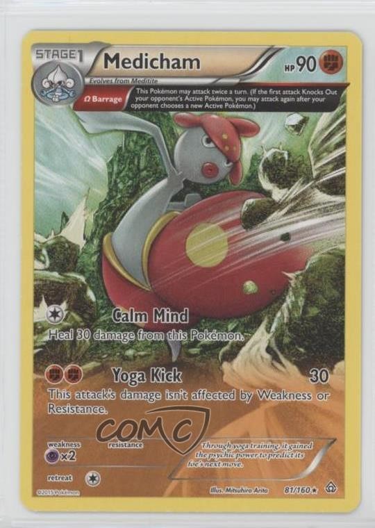 Medicham Pokémon XY Primal Clash #81