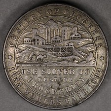 1933 Century of Progress Colorado So Called Dollar HK-870