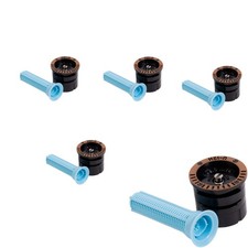 5 Rain Bird U12H 180  Half-Circle Dual Spray Pattern Nozzles, 12' Radius