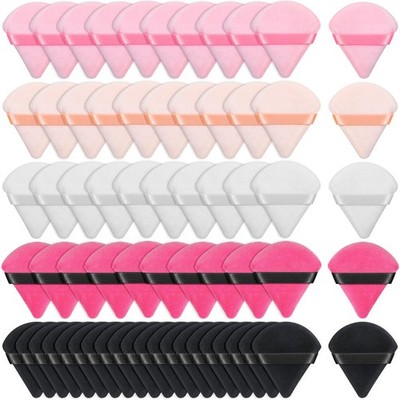 60pcs powder puffs for face powder, Triangle Powder Puff for Setting Powder, ...