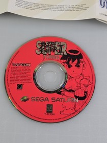 Super Puzzle Fighter II Turbo Sega Saturn 1997 Registration Card PLAYS PERFECT 