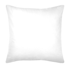 Une Taie d'oreiller Blanche en coton Bio