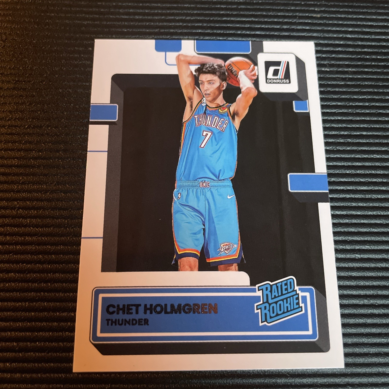 2022-23 Panini Donruss Rated Rookie Chet Holmgren #202 RC Rookie Card Thunder