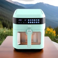 Dms® 7L HeißLuftfritteuse Fritteuse HeißLuft Airfryer Digitale Edelstahl XXL