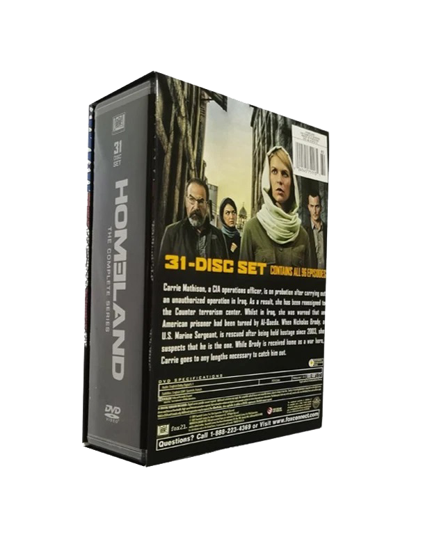 HOMELAND: The Complete Series, Seasons 1-8 (DVD, 31-disc, Box-set
