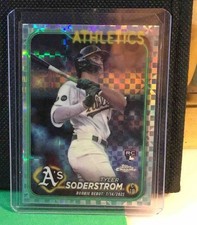 2024 Topps Chrome Update Tyler Soderstrom #USC22 X-Fractor RC Athletics