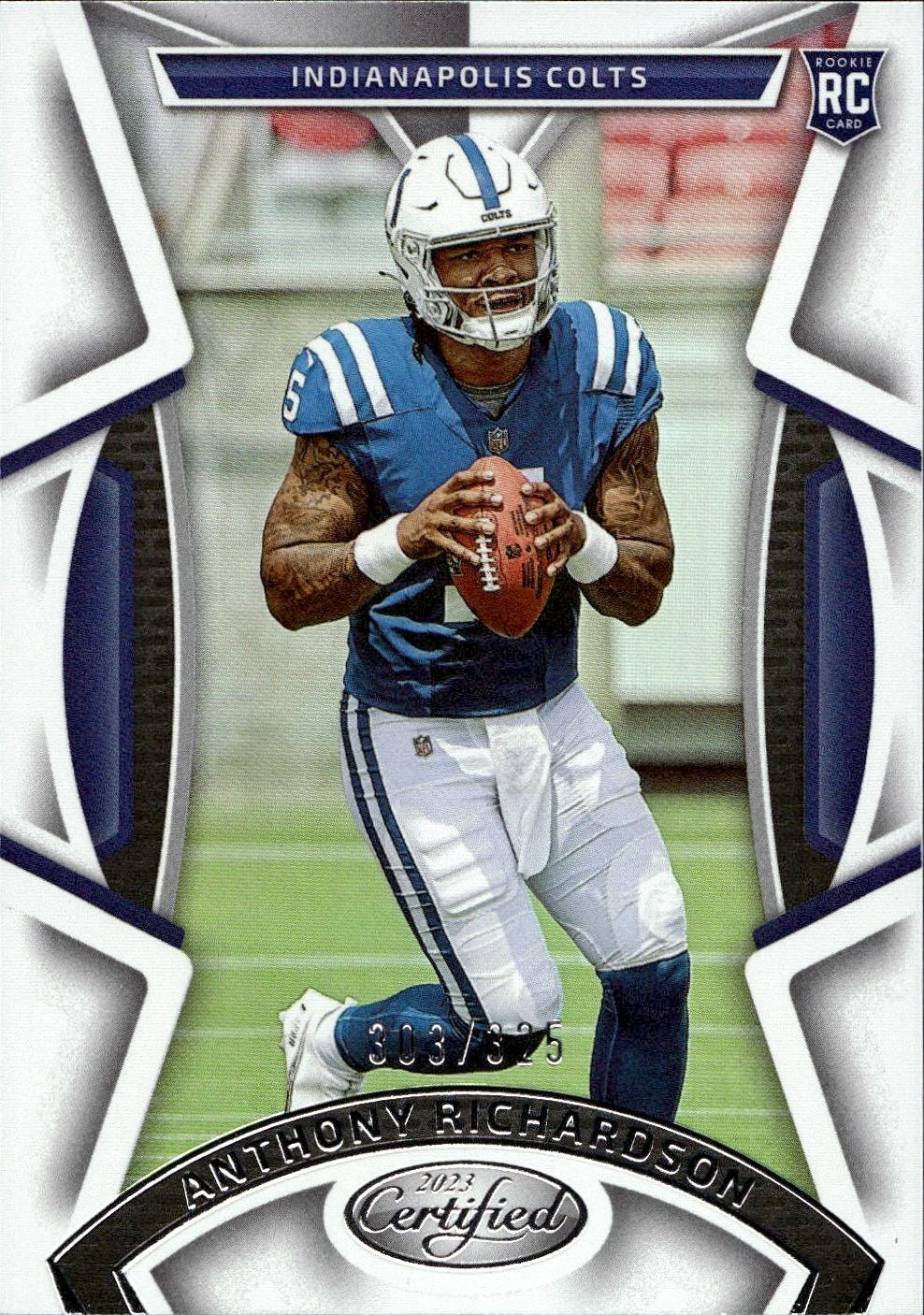 2023 Panini Certified #162 Anthony Richardson Mirror #/325