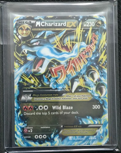 M Charizard EX 69/106 Flashfire Mega EX Ultra Rare Holo NEAR MINT CONDITION CARD