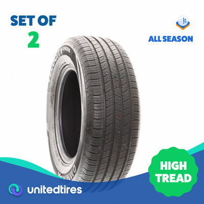 Set of (2) Driven Once 265/65R17 Omnimax Velocity Cross 112H - 9.5/32
