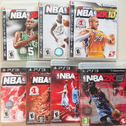 Lot of 7 Playstation PS3 NBA Games 2K8, 2K9, 2K10, 2K11, 2K12, 2K13 & 2K15