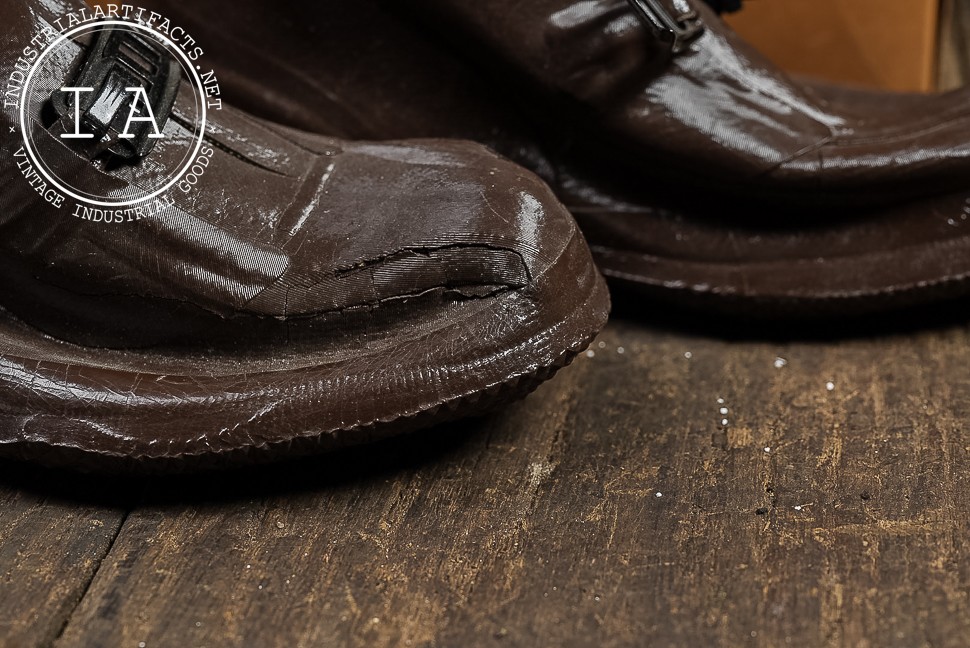 Vintage Gene Autry Rubber Boots with Box