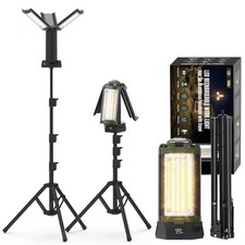 45000mAh Camping Light with Stand, Led Rechargeable Work Light