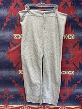 Vintage Gusset Sweatpants Gray Triblend Sportswear Made In USA L 70s