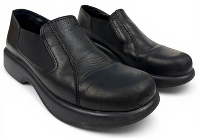 Dansko Jocelyn Chunky Heel Slip-On Clog Work Professional Shoe In Black 42 W11.5