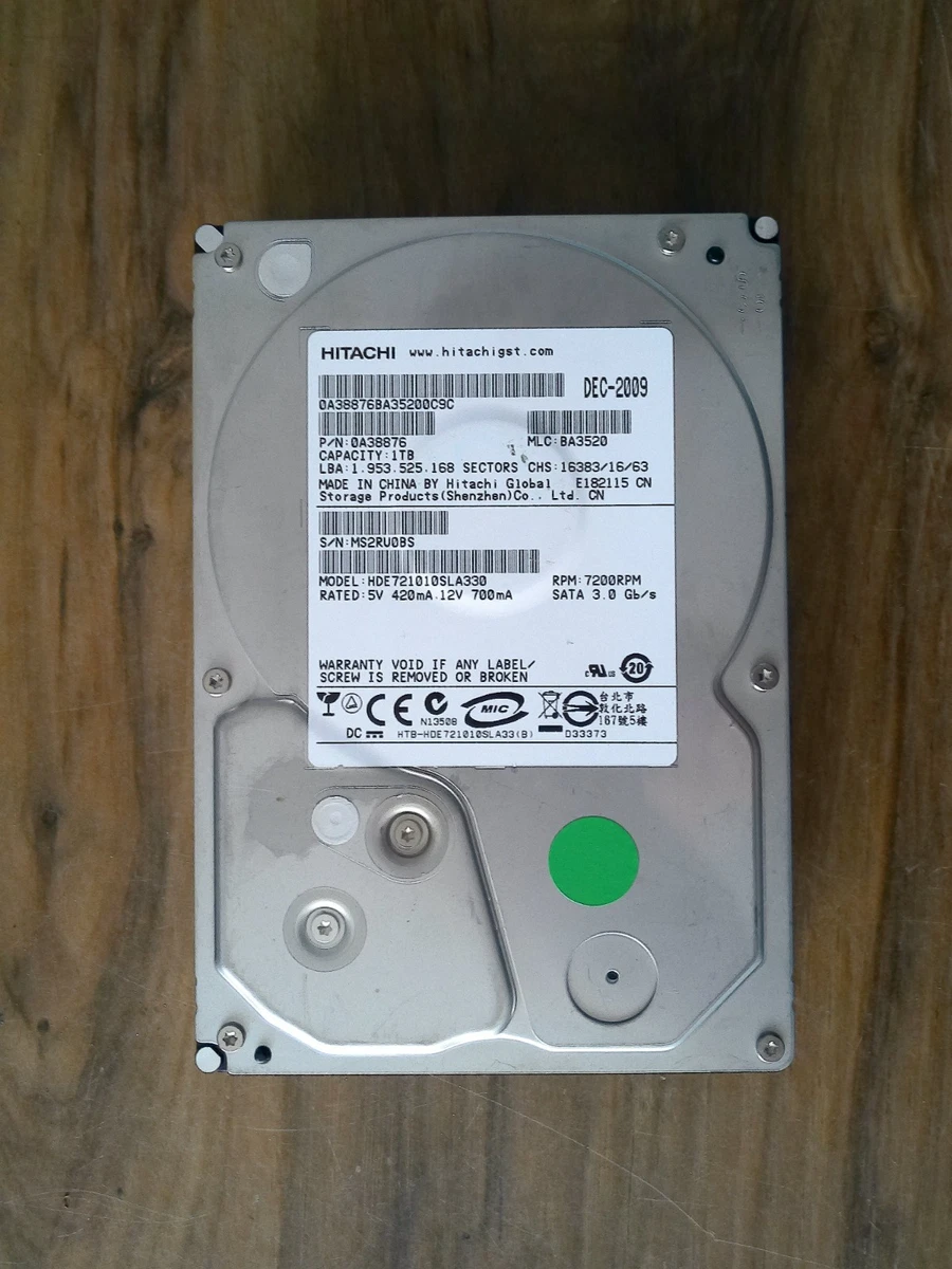 Hitachi 1 TB Internal Hard Disk Drives for sale | eBay