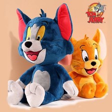 Tom and Jerry Plush Toy Cute Cat Mouse Stuffed Animal Doll Kids Gift Toy