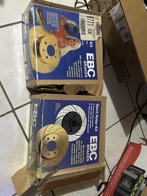 New EBC Front & Rear Disc Brake Rotors Kit OE Quality