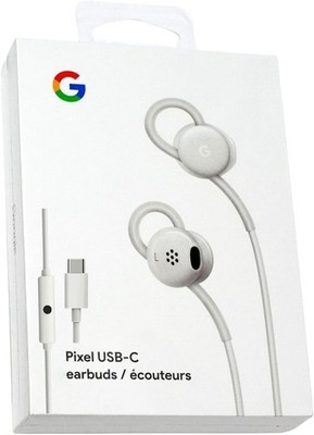 Google Pixel GA00485-US In-Ear Adult's Wired Headset Earbuds for Gaming, White