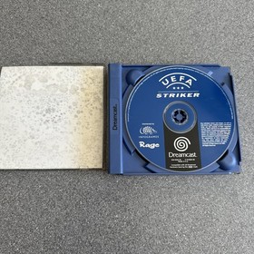 UEFA Striker Soccer football Video Game for Sega Dreamcast Console see photos
