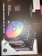 Thermalright Peerless Assassin 120 SE ARGB V2 Black CPU Cooler, Dual 120mm Fans