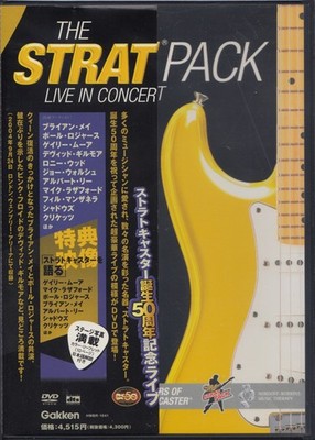 David Gilmour Voice and guitar of Pink Floyd & VA Strat Pack DVD Japan with OBI
