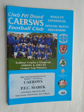 Caersws v Marek 2002/03 Intertoto Cup