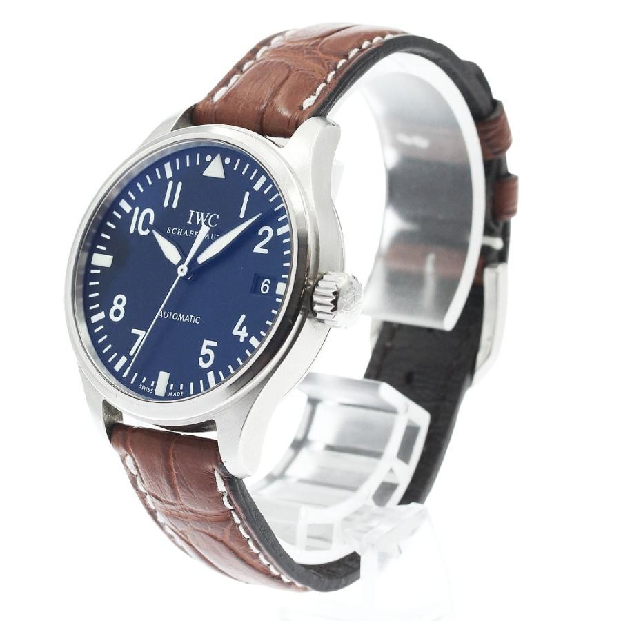 IWC SCHAFFHAUSEN PILOT WATCH MARK XVI IW325601 34mm SS Black Dial Date #C492