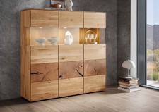 Highboard 150x145cm Massivholz Wildeiche massiv NEU OVP!!!