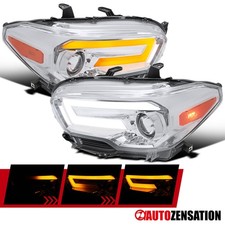 Projector Headlights Fit 2016-2023 Toyota Tacoma Led Bar Sequential Signal Lamps Projector Headlights Fit 2016-2023 Toyota Tacoma Led Bar Sequential Signal Lamps