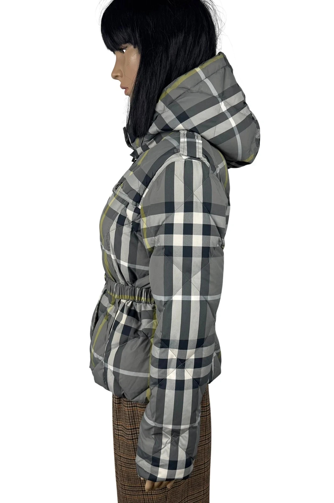 Burberry Down Puffer Jacket Checkered Hooded size… - image 4
