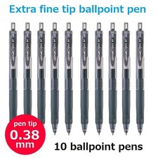 Ballpoint pen Uni-ball SIGNO RT 0.38mm 10 pieces Black Retractable gel ink Japan