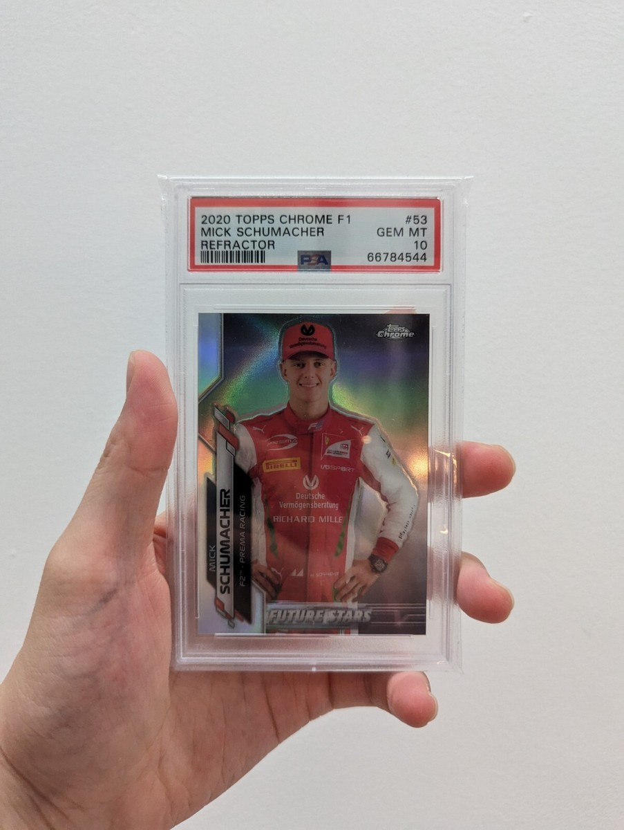 2020 topps chrome MICK Schumacher psa10