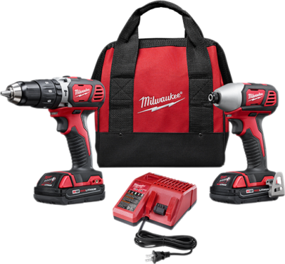 Milwaukee 2697-22CT M18 Cordless LITHIUM-ION 2-Tool Combo Kit | eBay