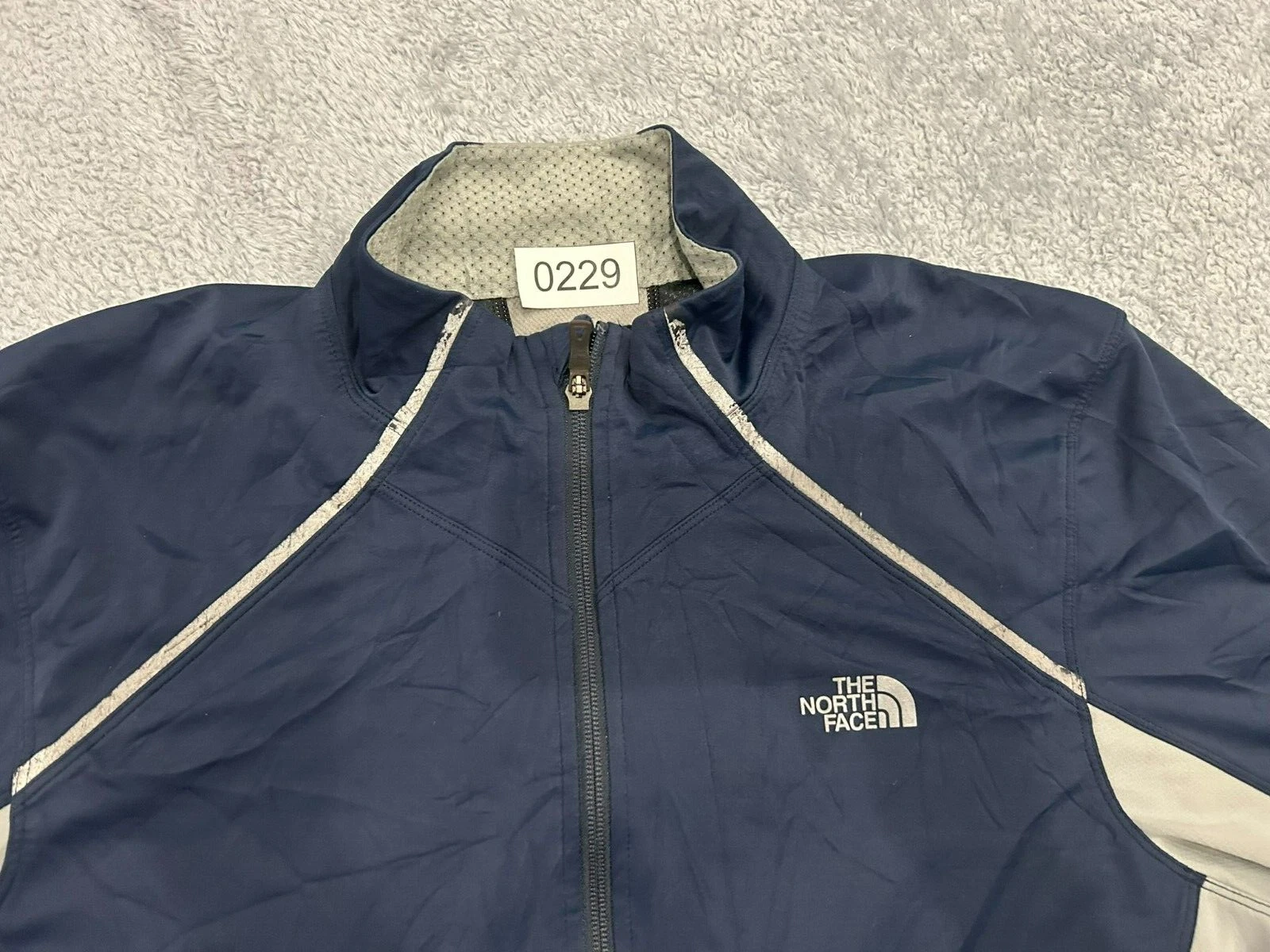 north-face vintage fleece full zip jacket
