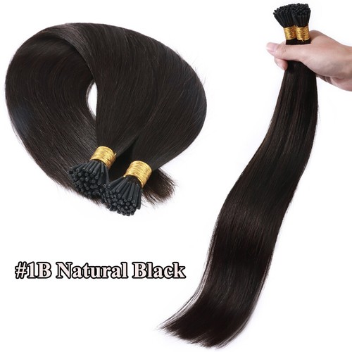 200 Strands I Tip Hair 100g Stick Tip Remy Human Hair Extensions Micro Ring Bead - Picture 18 of 28