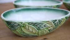 Lot de 4 Coupelles à Avocat vintage en Barbotine