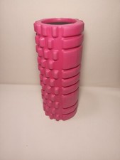 5.5" Diameter Yoga Foam Roller Therapeutic 13" Long pink silver1
