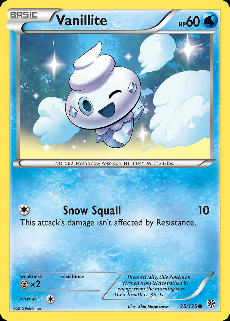 Pokemon Vanillite (35/139) Plasma Storm LP