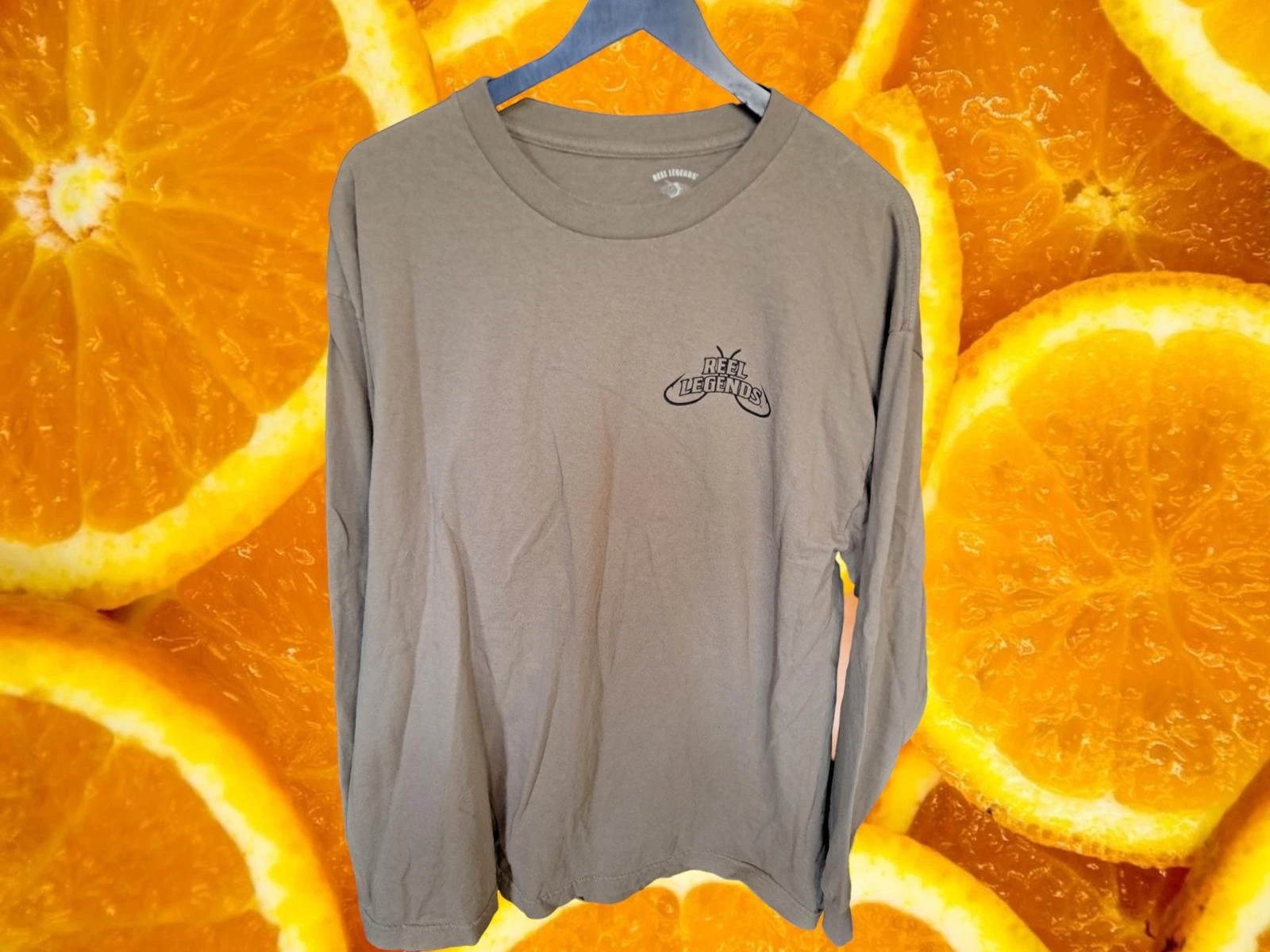 Reel Legends Long SLeeve Fish Shirt Size XL